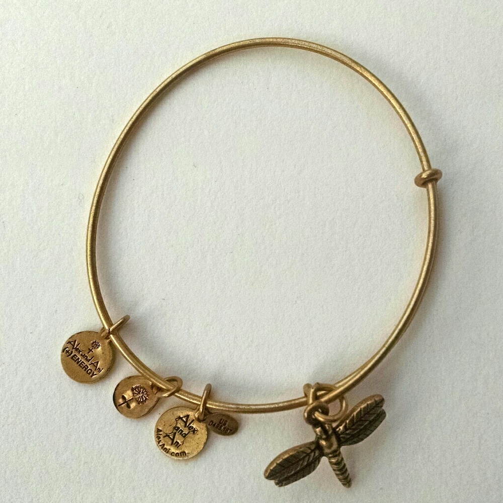 Dragonfly Charm Bangle